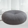 thumbnail image 6 of figatia Meditation Cushion 40x13cm Round Floor Pillow for Living Room Bedroom Prayer gray, 6 of 8