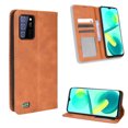 thumbnail image 2 of Compatible with Oukitel C25 Case Magnetic Closure Vintage Pattern PU Leather Wallet Cover with Card Slots-Brown, 2 of 5