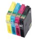 thumbnail image 5 of 4 piezas Cartucho de tinta Negro Cian Magenta Amarillo Suave Precisión Transparente Antidesvanecimiento Cartucho de tinta de impresora para Stylus T1331 T1332 T1333 T1334, 5 of 9