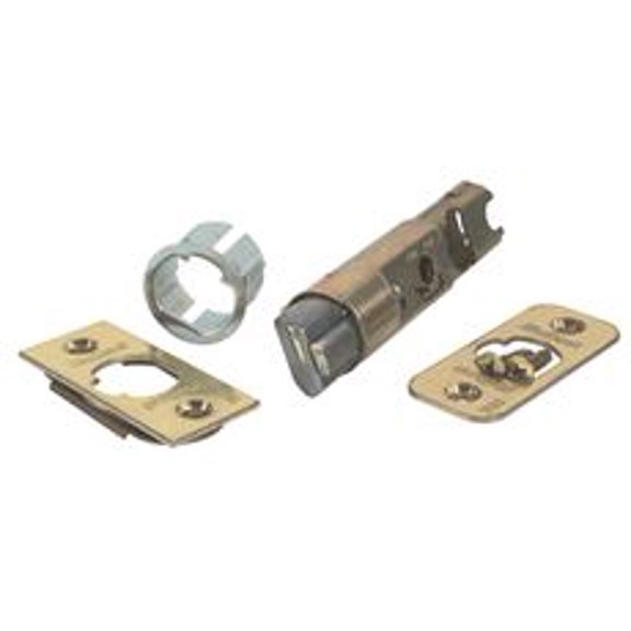 Kwikset 6-Way Adjustable Dead Latch 1825-18 - Polished Brass - 4 Pack