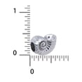 thumbnail image 4 of Hallmark Women's Stainless Steel Silver-tone Snail Bead Charm, 4 of 4