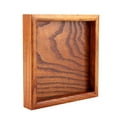 thumbnail image 2 of Bandeja cuadrada de madera maciza para servir té, café, sushi y aperitivos, ideal para cafeterías y restaurantes (12,5 x 12,5 cm), 2 of 12
