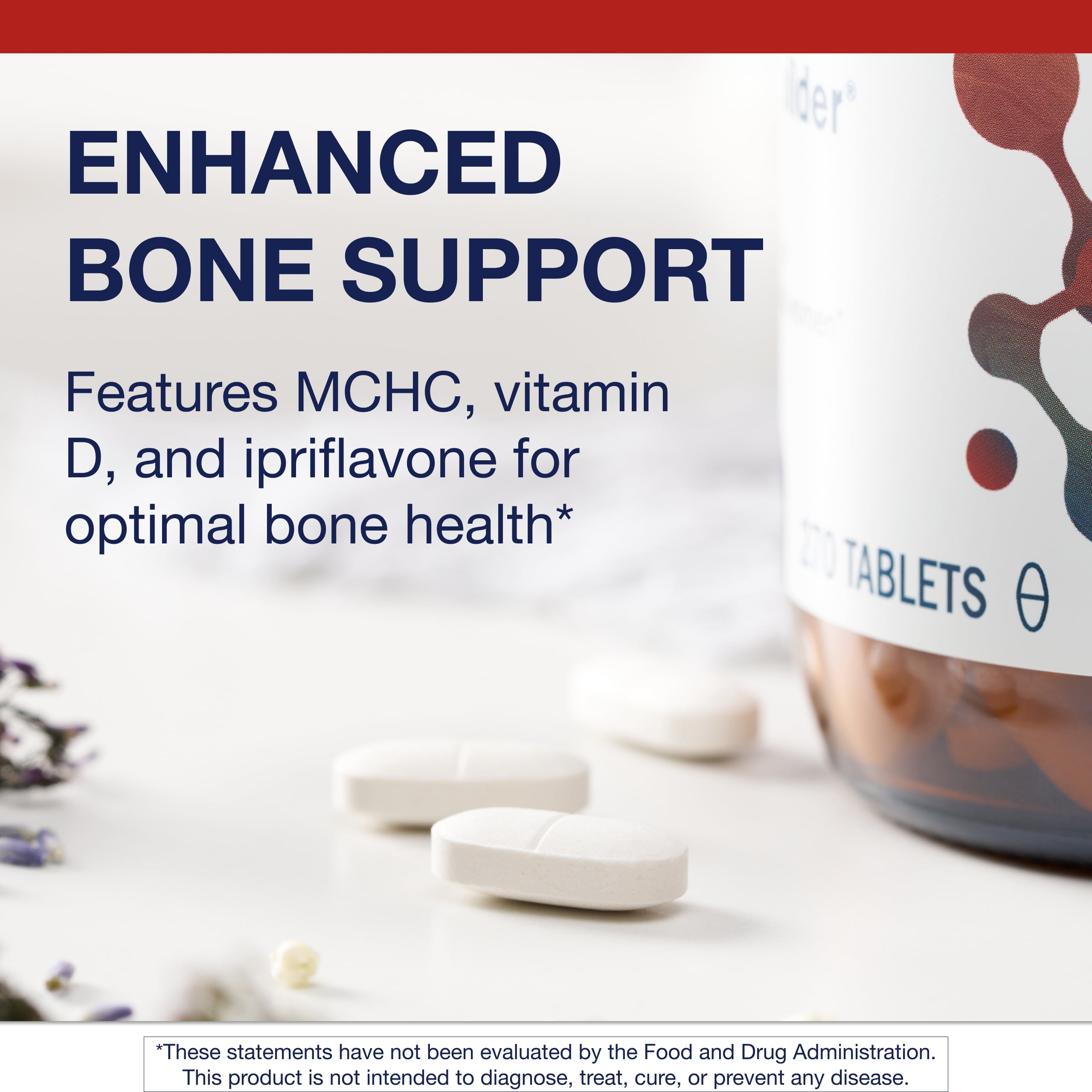Metagenics Bone Builder Prime - MCHC Calcium Complex for Bone Density & Strength* - with Calcium, Phosphorus, Magnesium & Vitamin D* - Non‑GMO, Gluten‑Free - 270 Tablets