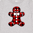 thumbnail image 4 of Inktastic Buffalo Plaid Gingerbread Man Boys or Girls Baby T-Shirt, 4 of 5