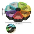 thumbnail image 3 of Portable Travel Organizer Storage Box Tablet Holder Medicine Organiser Pill Box Pill Case 1, 3 of 8
