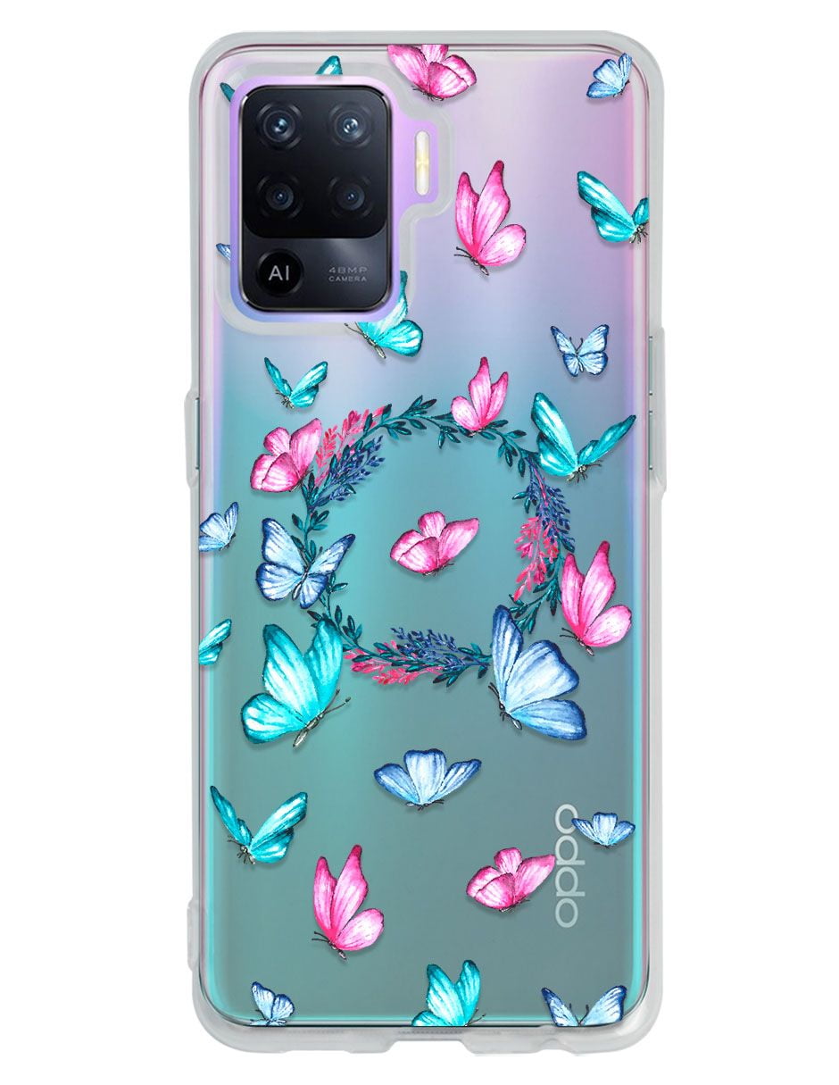 Yoedge Custodia 360° Per OPPO Reno7 / Find X5 Lite 5G, Cover Integrale Con Protezione Schermo Incorporata, Trasparente, Retro In PC, Anteriore In TPU, Design Astronauta