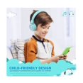 thumbnail image 3 of Auriculares para niños: noot products K11, auriculares estéreo plegables sin enredos con conector de 3,5 mm con cable Rojo Verde cableado, 3 of 4