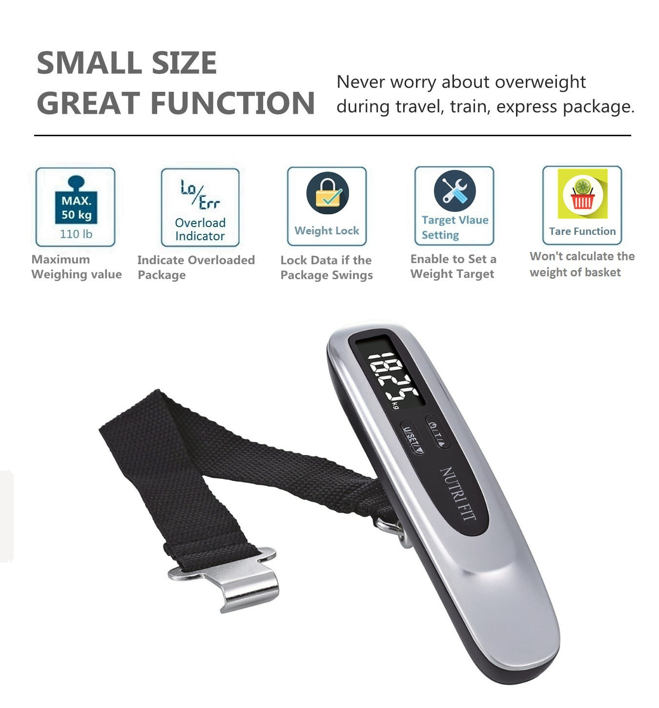 Travel Smart By Conair Digital Luggage Scale : Target