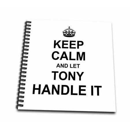 3dRose Keep Calm and Let Tony Handle it - funny personal name - Mini Notepad, 4 by 4-inch