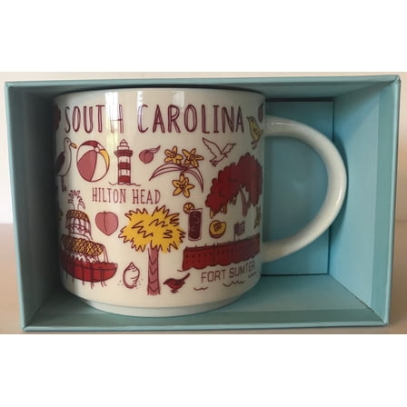 Starbucks Been There Series South Carolina Ceramic Mug, 14 Oz