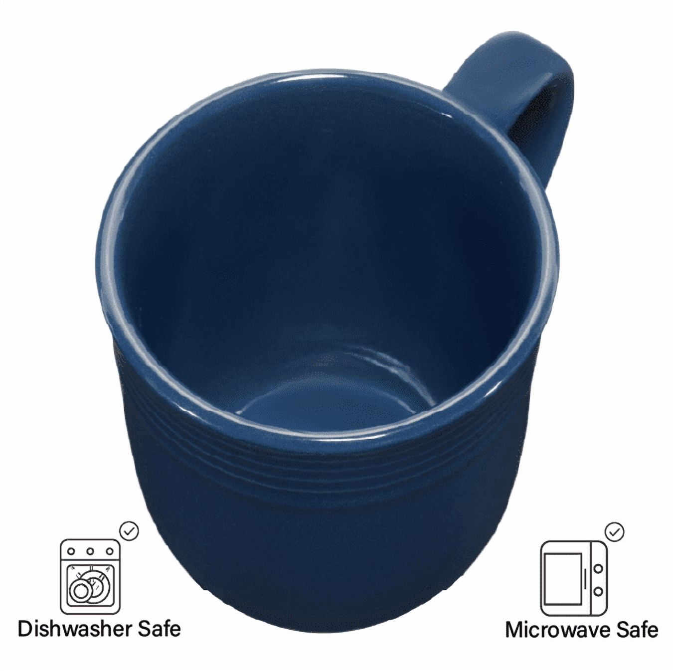 Mainstays Chiara Stoneware 16.5-oz Navy Mug