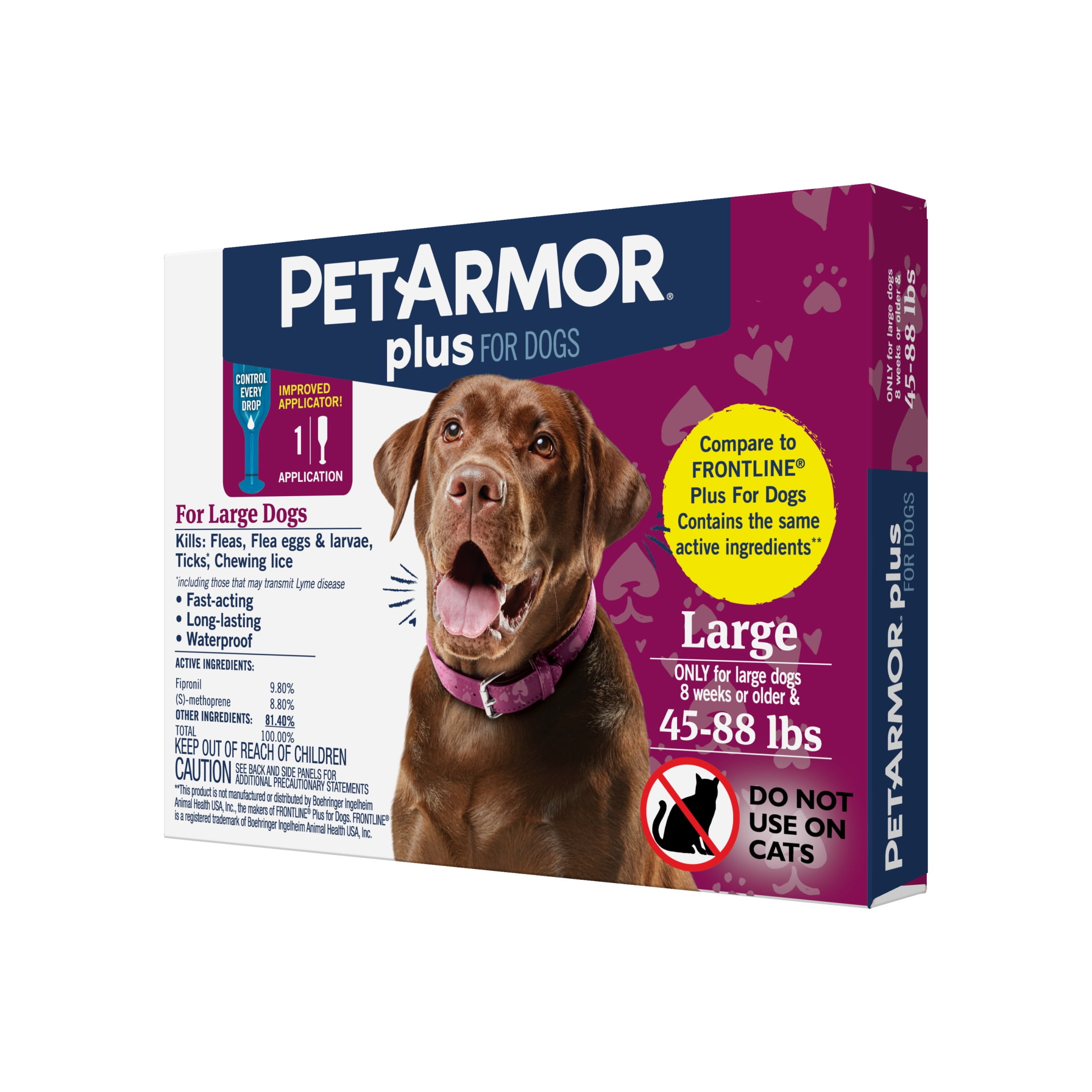 PetArmor Plus Flea and Tick Treatment for Large Dogs 45 88 Pounds 6