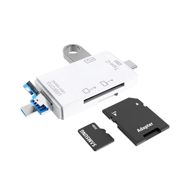 Lector de tarjetas USB3.0 Tipo-c Computadora móvil Android Disco multifunción OTG 2.0SD / TF / U