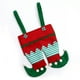 thumbnail image 5 of Bolsas de dulces de elfo de Navidad Wdftyju Bolso de rayas de terciopelo 42*22 cm, 5 of 8