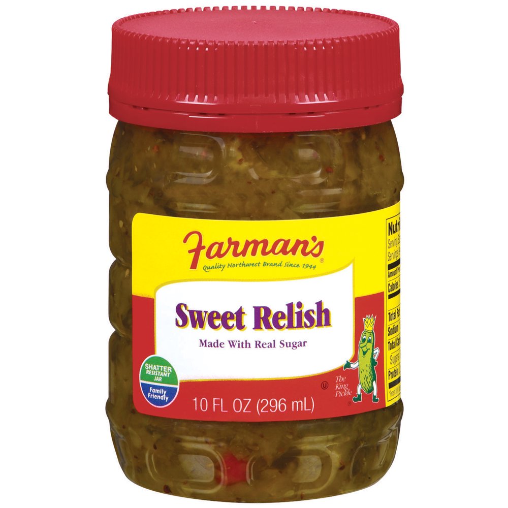 Farman's Sweet Relish 10 Fl Oz Plastic Jar