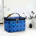 thumbnail image 2 of Anuirheih Portable Makeup Bag, Small Travel Storage Box, Wash Bag, Gifts for Women(Blue), 2 of 3