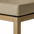 thumbnail image 7 of Maven Lane Vienna Counter Stool, Weathered Oak Finish, Avanti Bone Vegan Leather, 7 of 7
