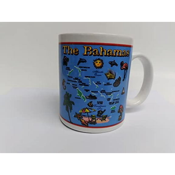 Rockin Gear Mug Bahamas Souvenir Gift Coffee Cup 11 oz Ceramic Cups FOR Him & Her, Bahama, Bimini, Andros, Freeport Souvenirs Gift