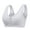 Purple, variant on Front Open Bras For Women Button Without Steel Ring Middle And Elderly Bra Oversized Soft Cotton Design Style Front Buckle Bra