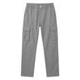 thumbnail image 7 of Xdegoge Womens Cargo Pants with Pockets Elastic Waist Tapered Leg Utility Trousers with Pockets Lightweight Outdoor Hiking Casual Activewear Work Pants, 7 of 7