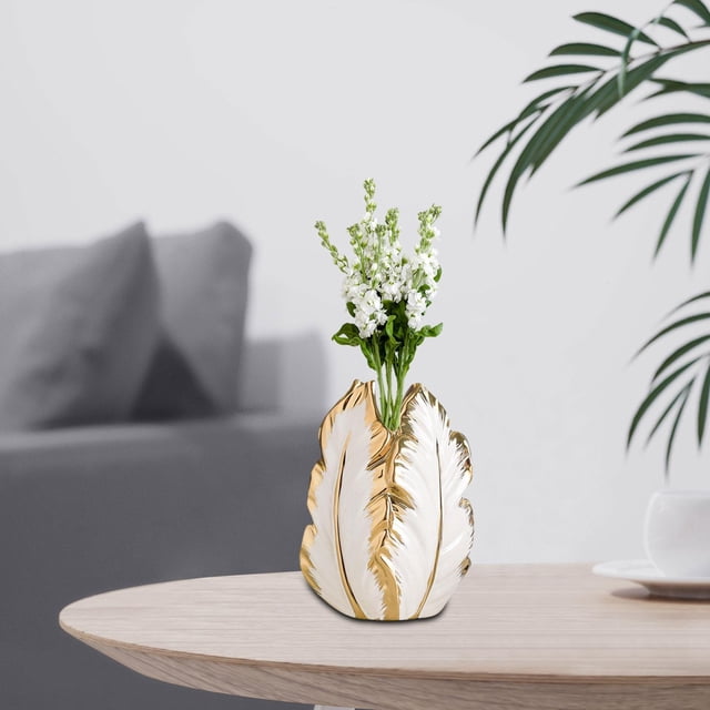 Jarrón de cerámica florero porta flores regalo elegante BLESIY