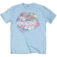 thumbnail image 1 of John Lennon Unisex T-Shirt Rainbows, Love & Peace, 1 of 3