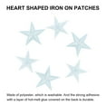 thumbnail image 4 of Small 5Star Iron on Patches Embroidered Sew Patches Appliques Garment Embellishments Sky Blue 30 Pack, 4 of 6