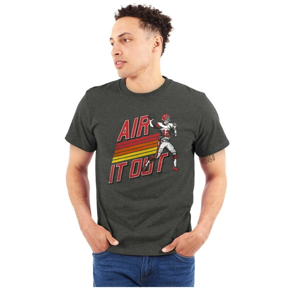 Football Quarterback Air It Out Men's Graphic T Shirt Tees Brisco Brands S