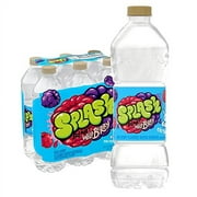 Splash Blast, Wild Berry Flavored Water, Zero Sugar, with Electrolytes, 16.9 Fl Oz, 6 Pack