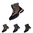thumbnail image 4 of NOKIO Men'S Snow Boots Men'S High Top Snow Boots Fashion Casual Trainers Breathable Flat Casual Shoes Winter Padded Warm Men'S Boots Men'S Winter Thickened Casual Cotton Shoes, 4 of 5
