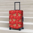 thumbnail image 5 of JUNZAN Christmas With Cute Deer Print Washable Luggage Cover - Fashion Suitcase Protector Fits 18-32 Inch Luggage (without luggage), 5 of 5