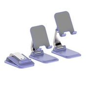 Cell Phone Stand Foldable Phone Stand for Desk - Height Retractable Cell Phone Portable Cellphone Cradle Phone Stand for Desk