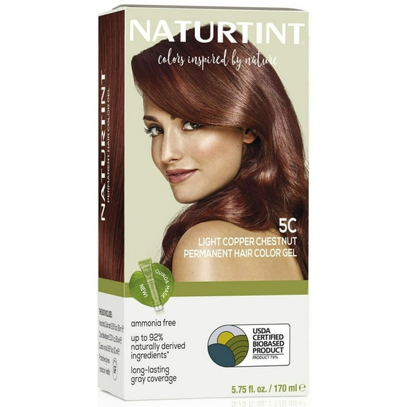 Naturtint Permanent Hair Colorant, 5C Light Copper Chestnut - 5.28 Oz