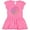 Raspberry with Polka Dots, variant on Inktastic Pi Day Pi Numerals in Rainbow Spiral Girls Baby Dress