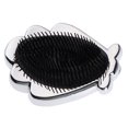 thumbnail image 3 of Cepillo para el cabello Yuyangstore antiestático desenredante suave en apariencia de concha Plata, 3 of 5
