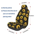 thumbnail image 3 of Rateoe Sunflowers Print Car Seat Cover,Elastic Car Seat Protector,Washable Durable Automotive Seat Cover Car Interior Accessories, 3 of 5