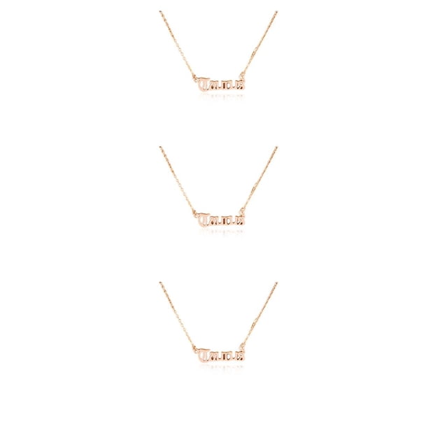Collar de zodiaco Minnieouse Tauro oro rosa