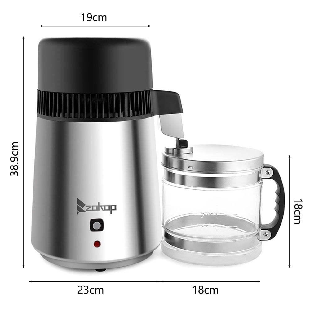 【Replace 23124634】750W Water Distiller Electric Purifier Stainless Steel Glass Water Filters