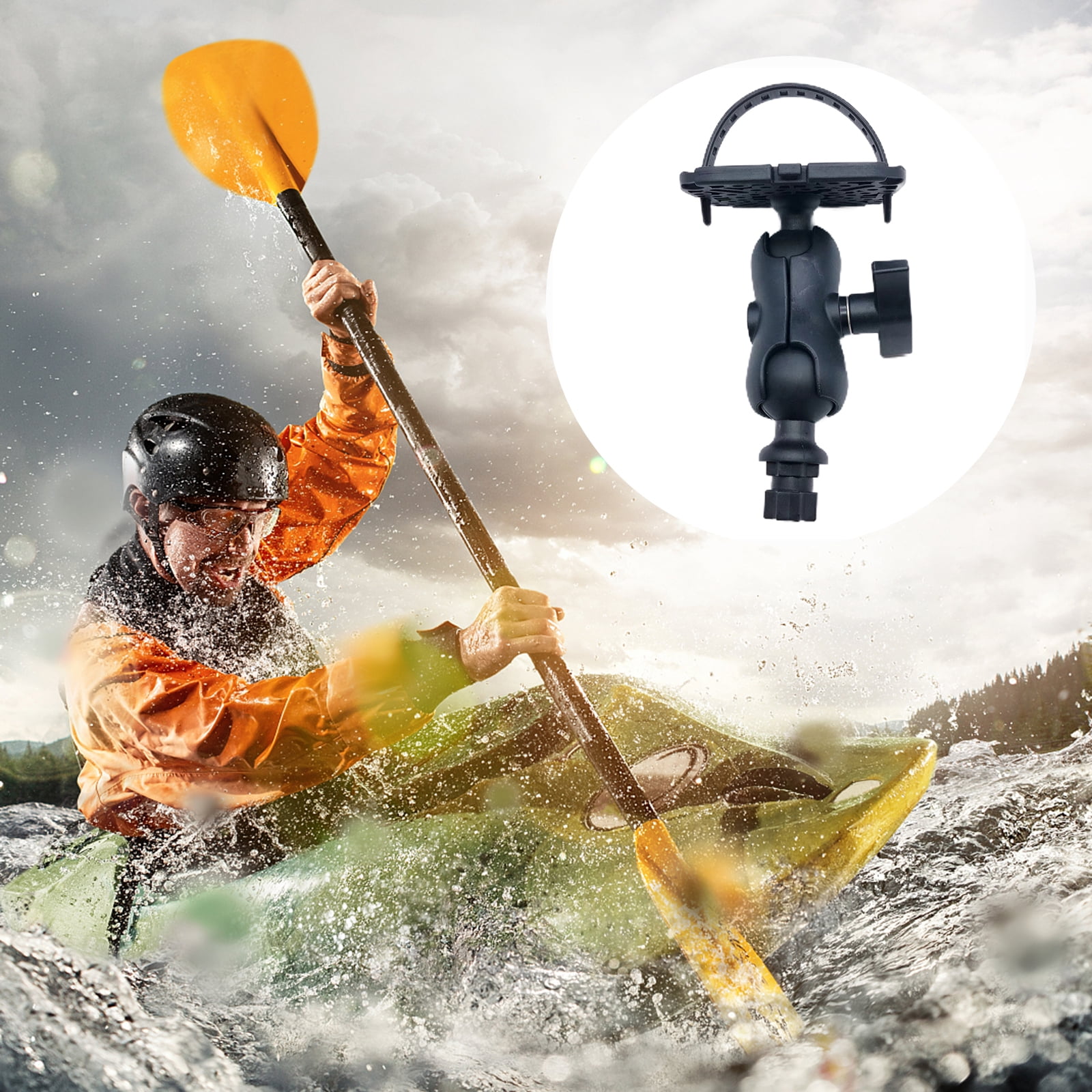 Mount Brackets Boat Support Stand Bracket Marine Fish Finding Device Track Universal Plate Kayak Accessories Support Stand
