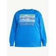 thumbnail image 5 of Terra & Sky Women's Plus Size Yellowstone Graphic Sweatshirt with Long Sleeves, Sizes 0X-4X, 5 of 5