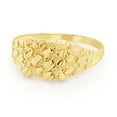 thumbnail image 2 of Gold Nugget Ring for Women 10K Gold Women’s Wedding Rings 3.70 gm, 2 of 6