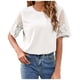 thumbnail image 2 of Fiudx Camisetas para Mujer Blusas y Blusas de Cuello Redondo de Manga Corta Informales de Primavera y Verano a La Moda para Mujer, 2 of 4
