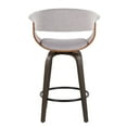 thumbnail image 5 of LumiSource Vintage Mod 26" Fixed-Height Counter Stool - Set of 2, 5 of 6