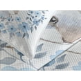 thumbnail image 4 of Ambesonne Country Quilted Bedspread Set 3 Pcs, Rabbit Portrait, Queen Size, Blue Grey White, 4 of 5