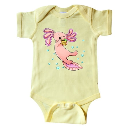 

Inktastic Cute Axolotl Loves Tacos Gift Baby Boy or Baby Girl Bodysuit