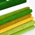 thumbnail image 3 of Synthetic Grass Mat Thin Artificial Lawn Landscape Grass Mat For Model Train Not Adhesive Paper Lawn Fake Turf Decoration Garden Light green, 3 of 6