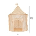 thumbnail image 7 of 3 Sprouts Kids Play Tent Playhouse Castle with Recycled Fabric for Indoor and Outdoor Games in Terrazzo Clay, 7 of 7