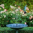 thumbnail image 4 of Solar Fountain Pump Solar Powered Bird Bath Fountain Pump Solar Panel Kit Water Pump Outdoor Watering Submersible Pump, 4 of 8