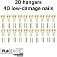 thumbnail image 2 of National Hardware N260-113 20 Piece Professional Picture Hangers for Hanging Frames and Mirrors Comes with Nails Holds up to 50 LBS, 2 of 7