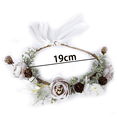 thumbnail image 2 of Diadema de flores boho, corona de pelo, guirnalda Floral, corona, Halo, tocado con cinta, fiesta de boda Vhermosa CPB-DE-LYY771-3, 2 of 5